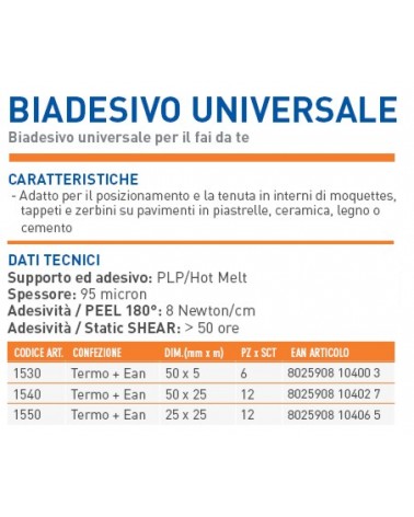 PAN BIADESIV UNIV MM50x25M