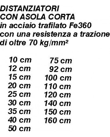 DISTANZIATORE A.CORT 10 cm