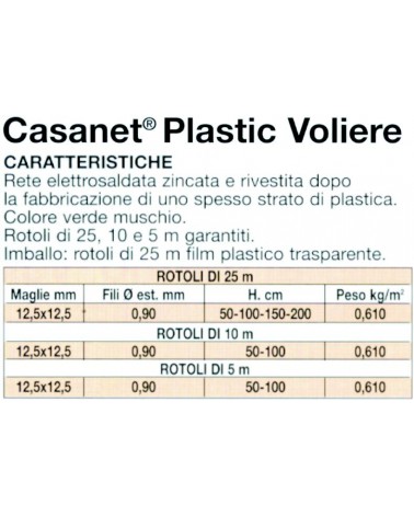 RETE CASAN VOL 12F0,9H  50