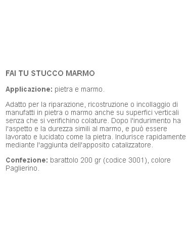 STUCCO MARMO PAGLIER 200GR