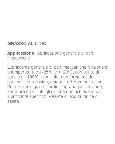 GRASSO AL LITIO TUBO 100ML