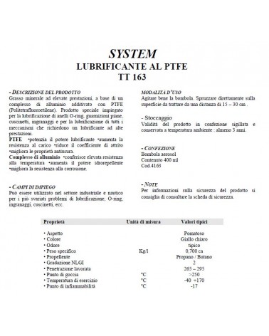 LUBR SPRAY PTFE TT163 400M