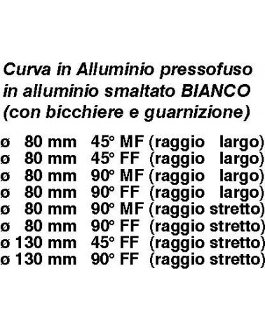 CURVA ALL.45? MF R/STR diametro 80