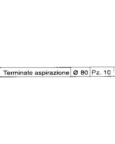 TERMINALE ASPIRAZ PPR  diametro 80