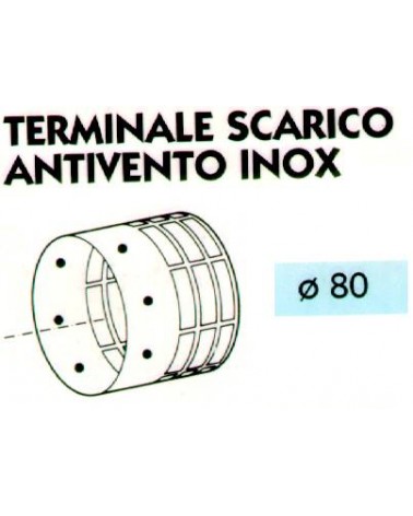 TERMIN SCAR ANTIV INOX diametro 80