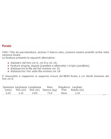 FOGLIA NERA C/FOR 0,05 120