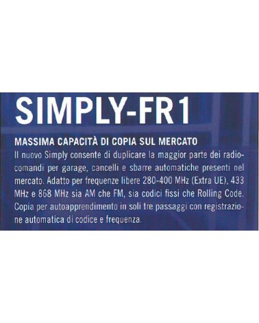 RADIOCOM.SIMPLY FR1 GRIGIO