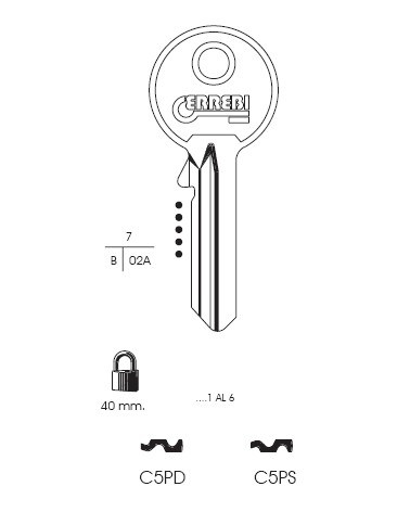 CHIAVE C5PD | CS7         