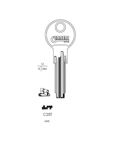 CHIAVE C25T | CS70        