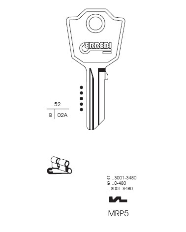 CHIAVE MRP5 | MER4        