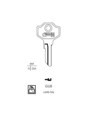 CHIAVE GU8 | GS13         