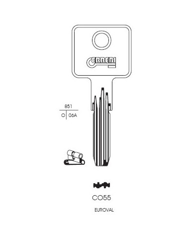 CHIAVE CO55 | CB98        