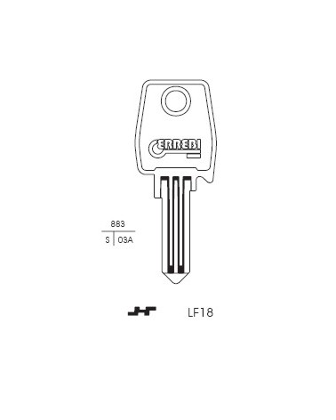 CHIAVE LF18 | LF16R       