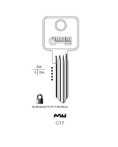 CHIAVE C17 | CS17         