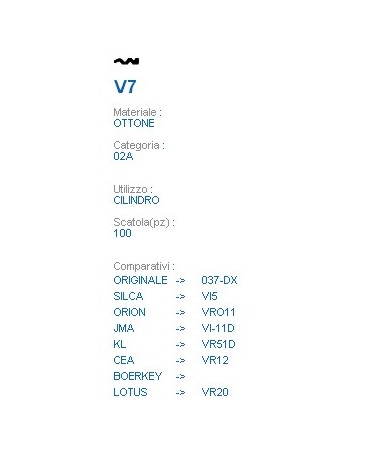 CHIAVE V7 | VI5           