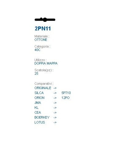 CHIAVE 2PN11 | 5PT10      