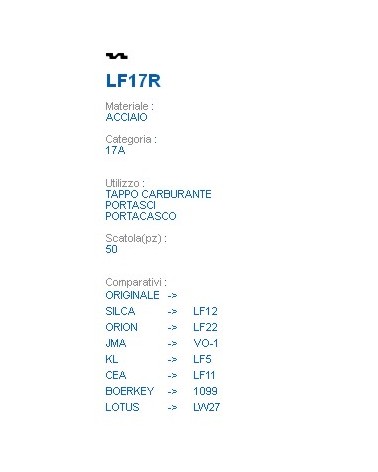 CHIAVE LF17R | LF12       