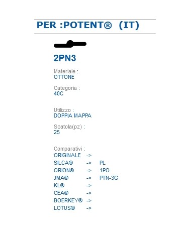 CHIAVE 2PN3 | PL          