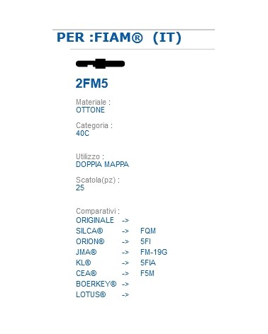 CHIAVE 2FM5 | FQM         