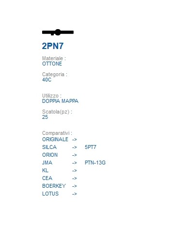 CHIAVE 2PN7 | 5PT7        