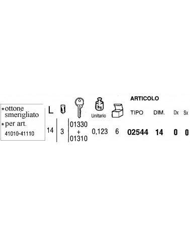 CILINDRO O/S x 01310/01330