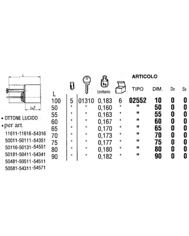 CILINDRO O/L x 01310  L50 