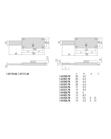 SERR.xSERRANDE LAT.L120 DX