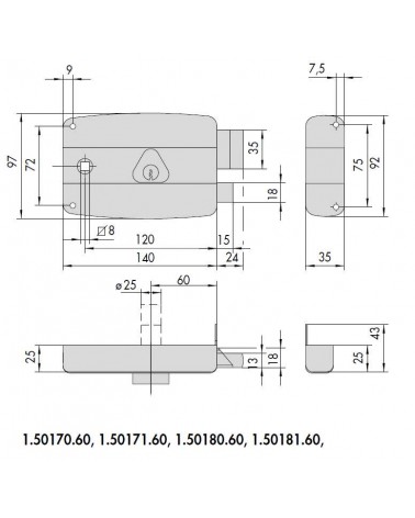 SERR.x LEGNO 2M C/I QMP DX