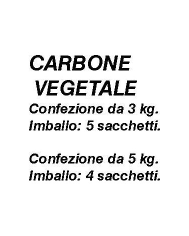 CARBONE LEGNA SACCO 3 kg  