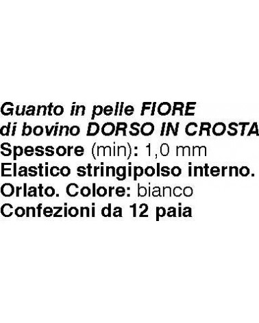 GUANTO FIORE DOR/CRO TG 10