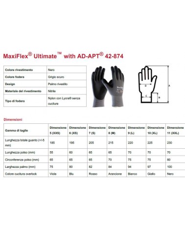 GUANTO MAXIFLEX ULTIMA TG8