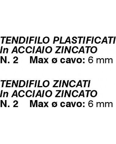 TENDIF PLAS N.2 diametro 17 IMPORT