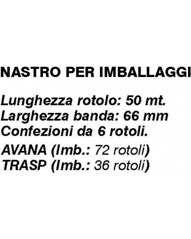 NASTRO AVANA KRAFT  66x50 