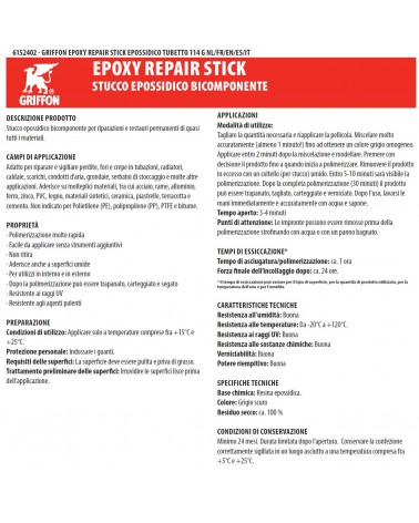 GRIFFON EPOXI REPAIR 114GR