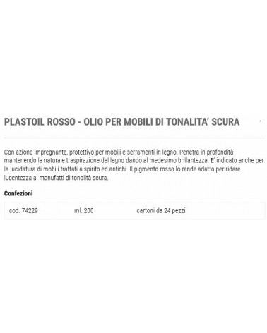 OLIO ROSSO MOBIL SCUR 200M