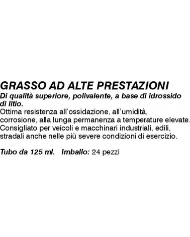 GRASSO ALTE PRESTAZ  125ML