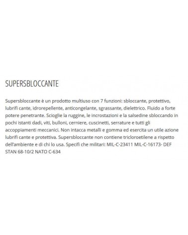 SUPERSBLOCCANTE    400 ML 