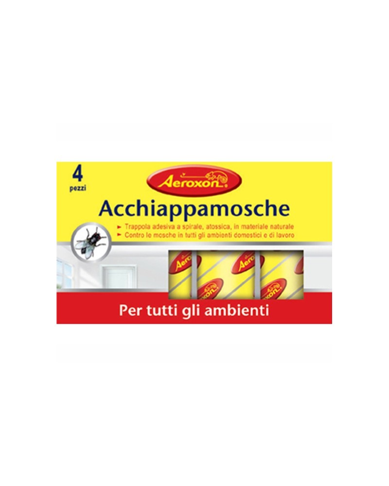 STRISCE ADESIVE MOSCHE 4P 