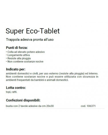 ZAPI SUPER ECO-TABLET LEGN