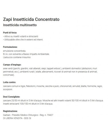 ZAPI INSETT CONCENTR 100ML