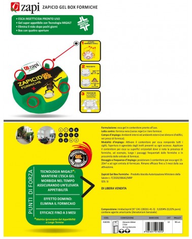 ZAPICID GEL BOX FORMICH 2G