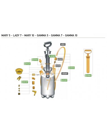 POMPA MARY A PRESS 10 L   