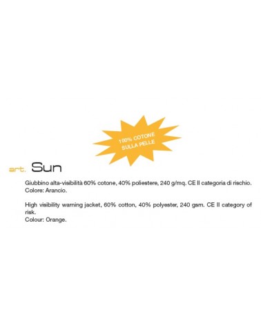 GIUBBINO SUN  A/V C/MAN  L