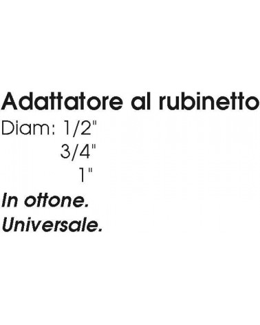 ADATTATORE AL RUBINET  1/2