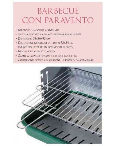 BARBECUE C/PARAV  58x36x85