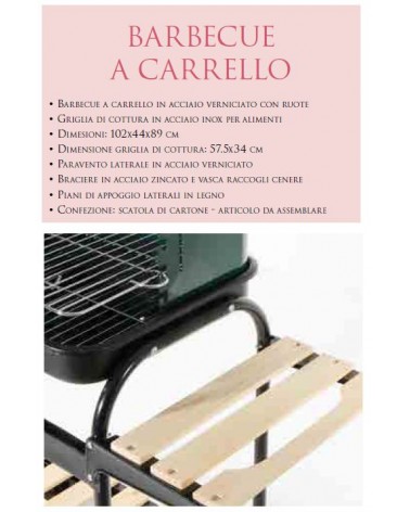 BARBECUE A CARREL102x44x89