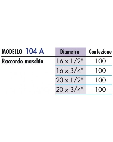 RACCORDO FIL M  16x1/2    