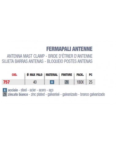 FERMAPALO ANTENNA diametro MAX 40 