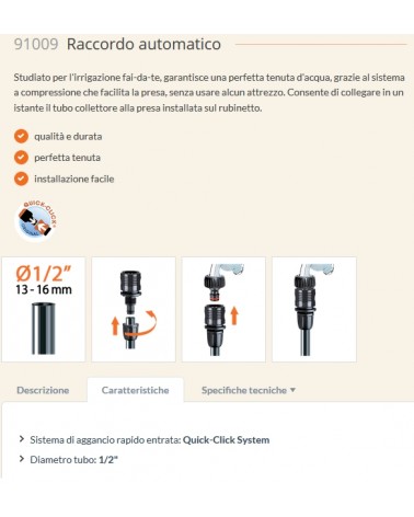 RACC AUTOM TUBO 16MM 99009