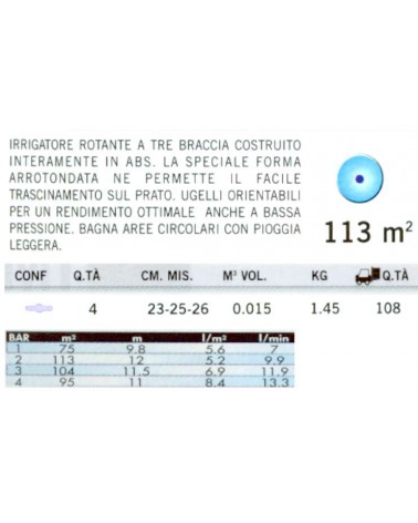 IRRIGATORE IDROJET 2000   